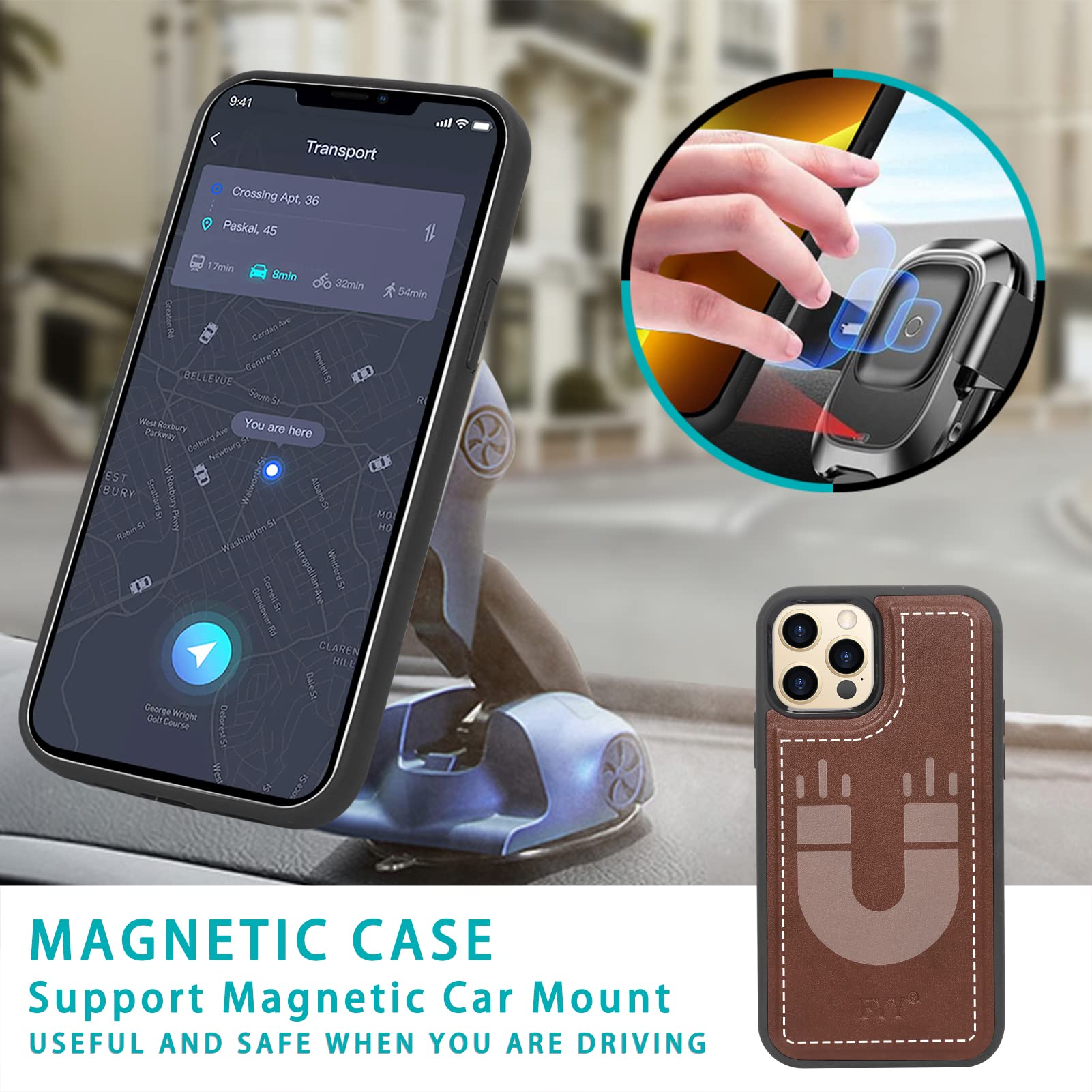 Amazon.co.jp: FYY iPhone 13 Pro Max 5G用ケース [Magsafe充電対応] 2